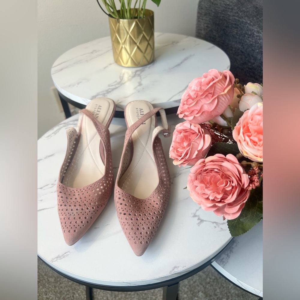 Limited time only!🎁Alfani slingback mule sandals✨ – Pre-Loved, Great Condition!🩷